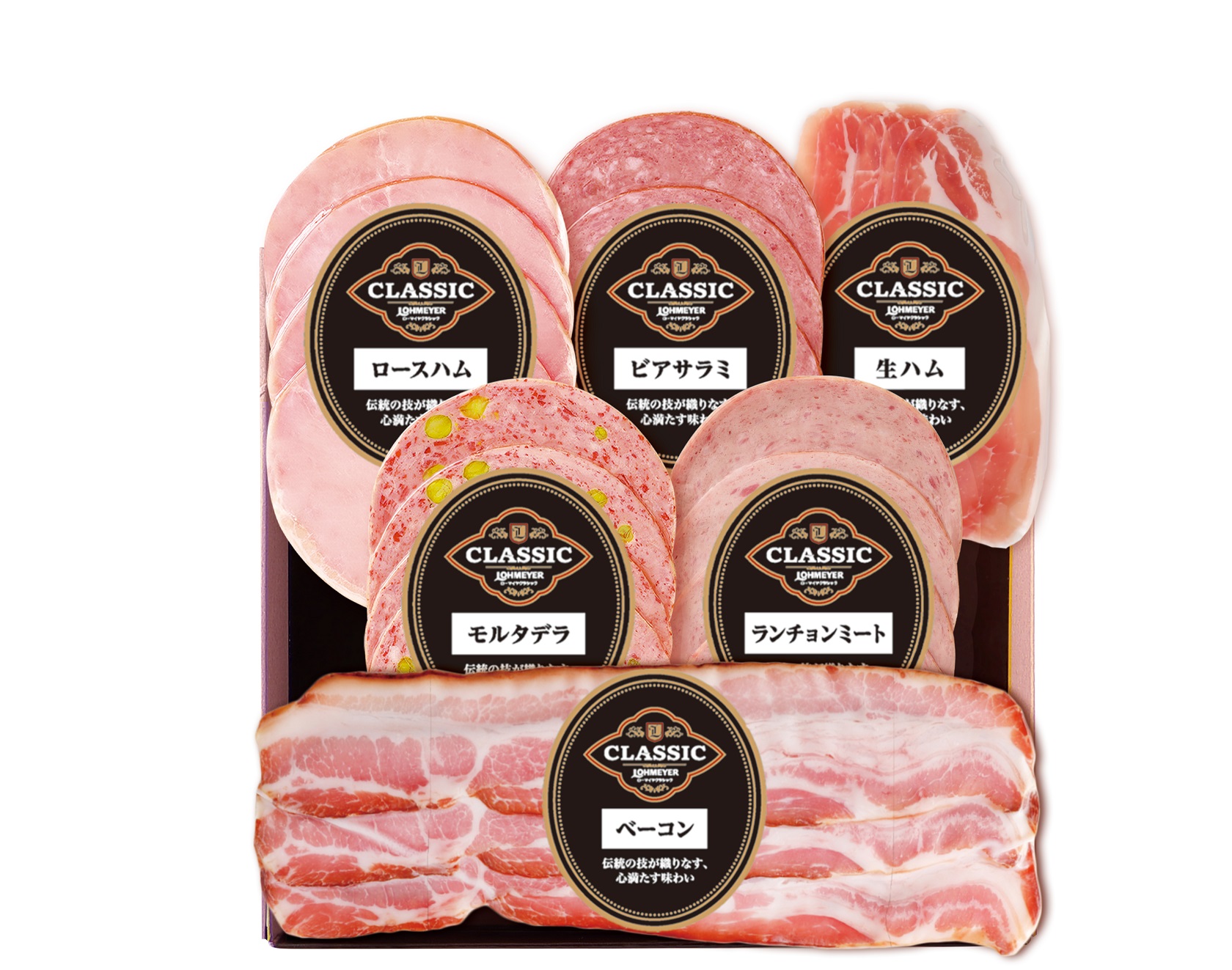 【冷蔵】ハム・ベーコン詰合せ　101-361