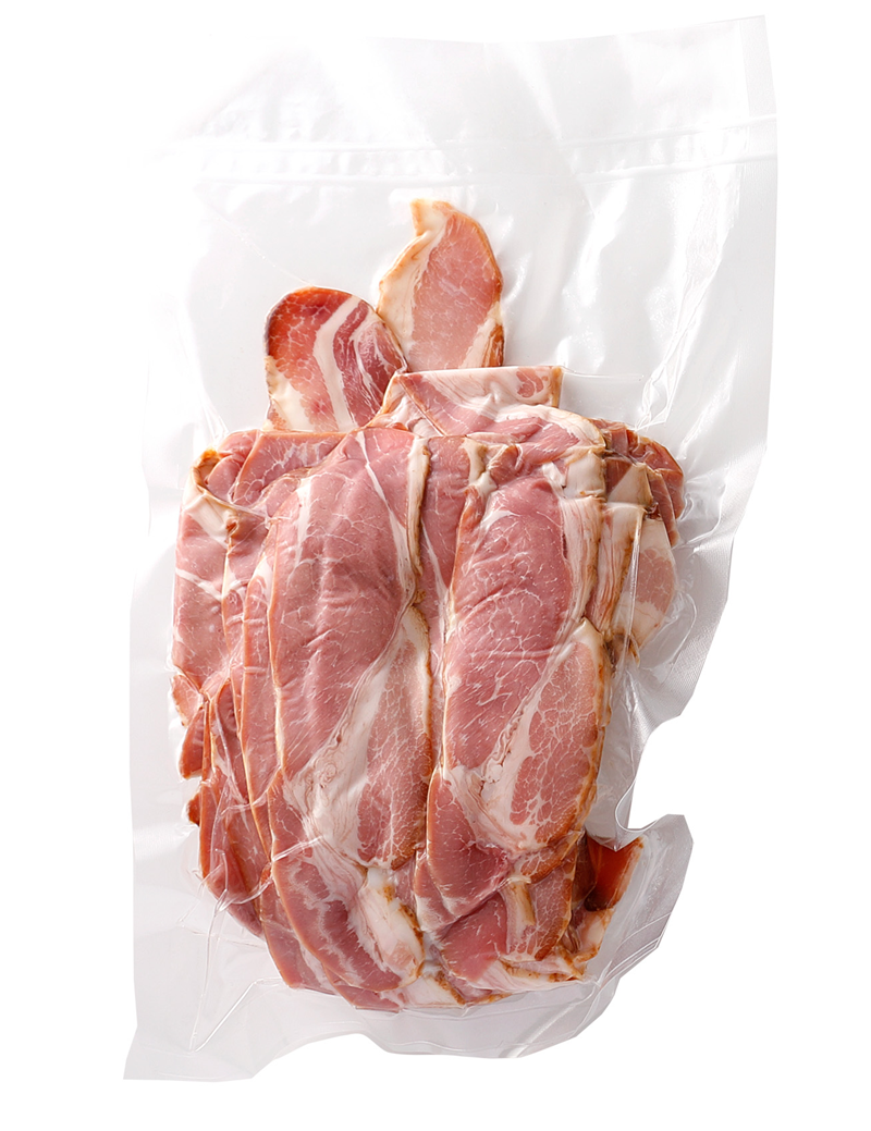 【冷蔵】訳あり国産ベーコン切落し（スライス）500g