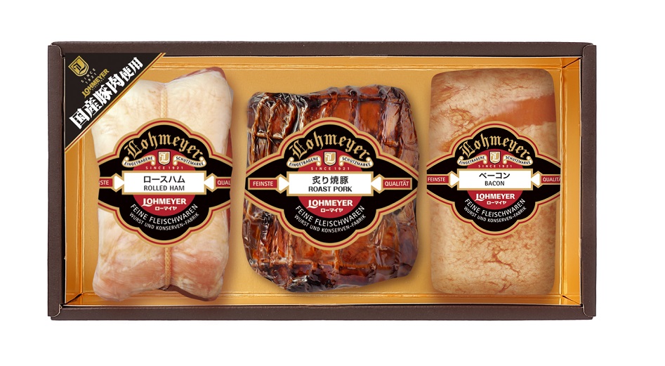 【冷蔵】ハム・ベーコン・炙り焼豚詰合せ　101-592