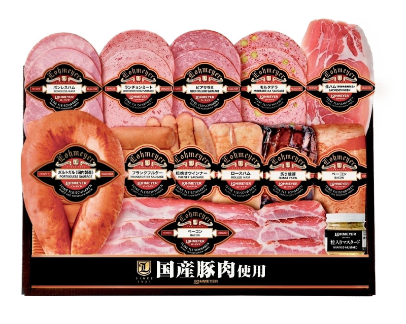 【冷蔵】ハム・ソーセージ・ベーコン詰合せ　101-168